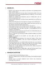 Preview for 6 page of Rotel U7451CH Instructions For Use Manual