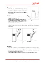 Предварительный просмотр 11 страницы Rotel U791CH1 Instructions For Use Manual