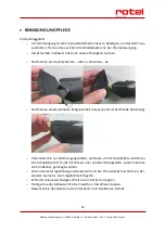 Preview for 16 page of Rotel U851CH1 Instructions For Use Manual