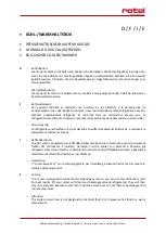 Preview for 2 page of Rotel U901CH1 Instructions For Use Manual