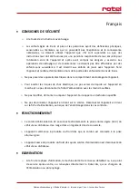 Preview for 5 page of Rotel U901CH1 Instructions For Use Manual