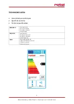 Preview for 3 page of Rotel U903CH1 Instructions For Use Manual