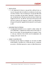 Preview for 14 page of Rotel U905CH1 Instructions For Use Manual