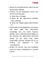 Preview for 5 page of Rotel U938CH1 Instructions For Use Manual