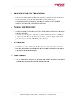 Preview for 26 page of Rotel U938CH1 Instructions For Use Manual