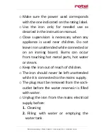 Preview for 28 page of Rotel U938CH1 Instructions For Use Manual