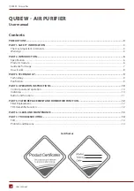 Preview for 2 page of Rotenso QUBE Q35W User Manual