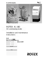 Предварительный просмотр 1 страницы Rotex A1 BO Installation And Maintenance Instructions Manual