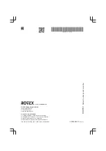 Предварительный просмотр 16 страницы Rotex Bi-Bloc Ultra RHBX04DA6V Operation Manual