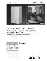 Rotex HPSU 11-16H Installation And Maintenance Instructions Manual предпросмотр