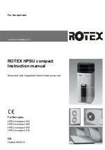 Предварительный просмотр 1 страницы Rotex HPSU compact 304 Instruction Manual