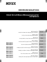 Preview for 1 page of Rotex RBLQ011AA6V3 Operation Manual