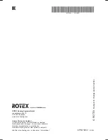 Предварительный просмотр 16 страницы Rotex RBLQ011CAW1 Installation Manual