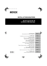 Предварительный просмотр 1 страницы Rotex RKHTS200A Installation Manual