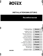 Предварительный просмотр 1 страницы Rotex RKRTW Installation Manual