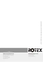 Предварительный просмотр 64 страницы Rotex RoCon M1 Operating Instructions Manual