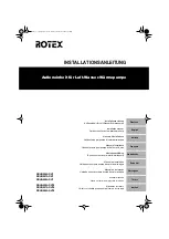 Rotex RRHQ006ADV3 Installation Manual предпросмотр