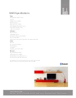 Preview for 2 page of Roth Audio BAR3 Specifications