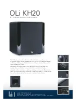 Preview for 1 page of Roth Audio OLi KH20 Specifications