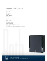 Preview for 2 page of Roth Audio OLi KH20 Specifications