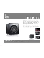 Предварительный просмотр 2 страницы Roth Audio OLi KH30 Owner'S Manual