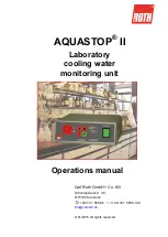 Предварительный просмотр 1 страницы Roth AQUASTOP II Operation Manual