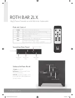 Предварительный просмотр 4 страницы Roth BAR 2LX Manual