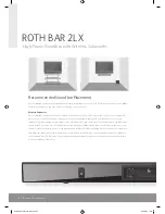 Предварительный просмотр 6 страницы Roth BAR 2LX Manual