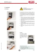 Preview for 141 page of Roth BW/H Komfort Installation Manual