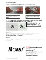 Предварительный просмотр 4 страницы Roth Mobeli 1400558 Instruction Manual