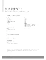 Preview for 14 page of Roth Sub Zero III User Manual