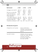 Предварительный просмотр 34 страницы Rotheigner Air Basic 100 Manual