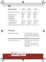 Предварительный просмотр 58 страницы Rotheigner Air Basic 100 Manual