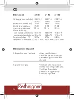 Предварительный просмотр 34 страницы Rotheigner Air Comfort 100 Mounting And Maintenance