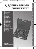 Rothenberger Industrial 030900 Instructions For Use Manual preview