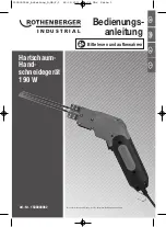 Rothenberger Industrial 11-245-2012-02 Operating Manual preview