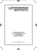 Предварительный просмотр 56 страницы Rothenberger Industrial TF 3006 Series Operating Manual