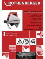 Preview for 1 page of Rothenberger PIPECUT 170 Instructions For Use Manual