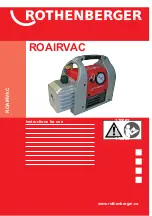 Preview for 1 page of Rothenberger R17006116 Instructions For Use Manual