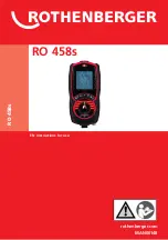 Preview for 1 page of Rothenberger RO 458s Instructions For Use Manual