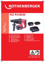 Rothenberger RO RH4000 Instructions For Use Manual preview