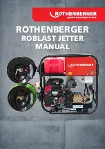 Rothenberger ROBLAST JETTER Manual preview