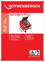 Rothenberger ROCAM 4 Plus Instructions For Use Manual preview