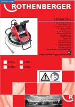 Rothenberger ROCAM Plus Instructions For Use Manual preview