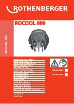 Rothenberger ROCOOL 600 Instructions For Use Manual preview