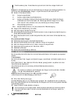 Preview for 10 page of Rothenberger RODIA DRY CLEANER 1200 Instructions For Use Manual