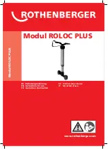 Rothenberger ROLOC PLUS Instructions For Use Manual preview