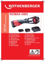 Rothenberger ROMAX 4000 Instructions For Use Manual preview