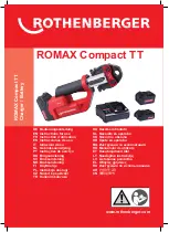 Preview for 1 page of Rothenberger ROMAX Compact TT Instructions For Use Manual