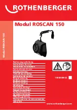 Preview for 1 page of Rothenberger ROSCAN 150 Instructions For Use Manual